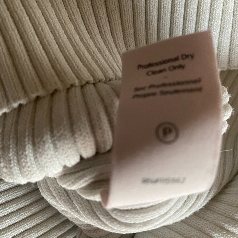 Cinq à Sept Cream Ribbed Sweater - Picture 10 of 10
